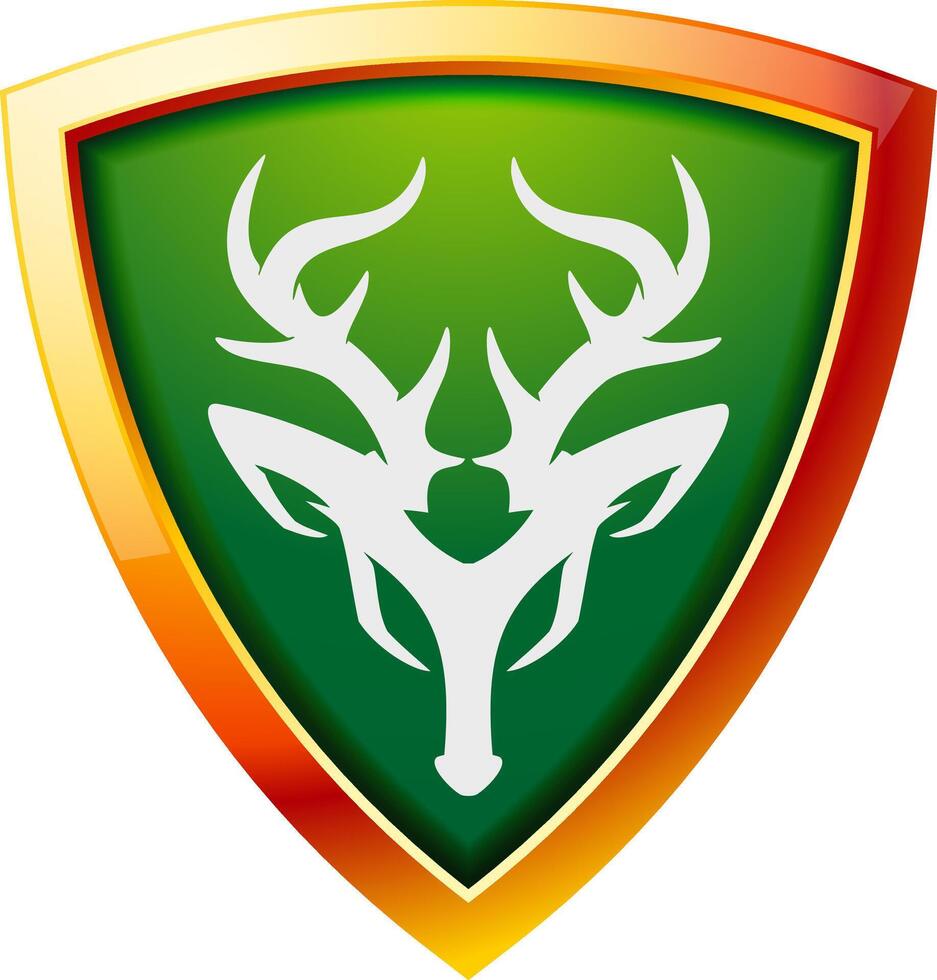 professionnel cerf logo conception vecteur