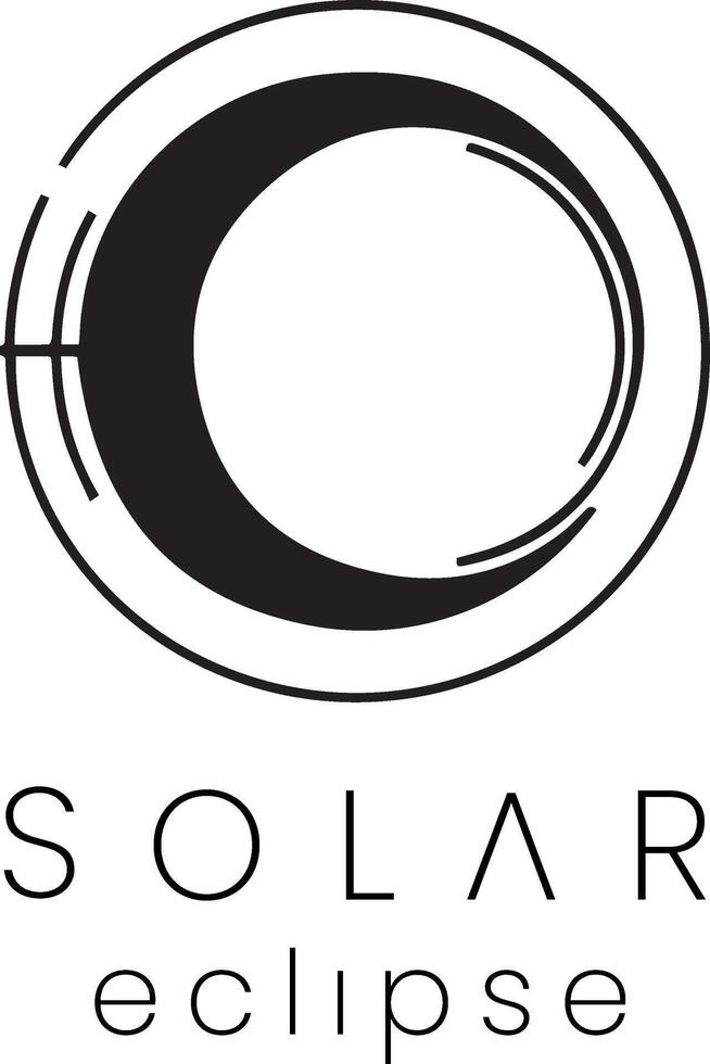 solaire éclipse T-shirt vecteur