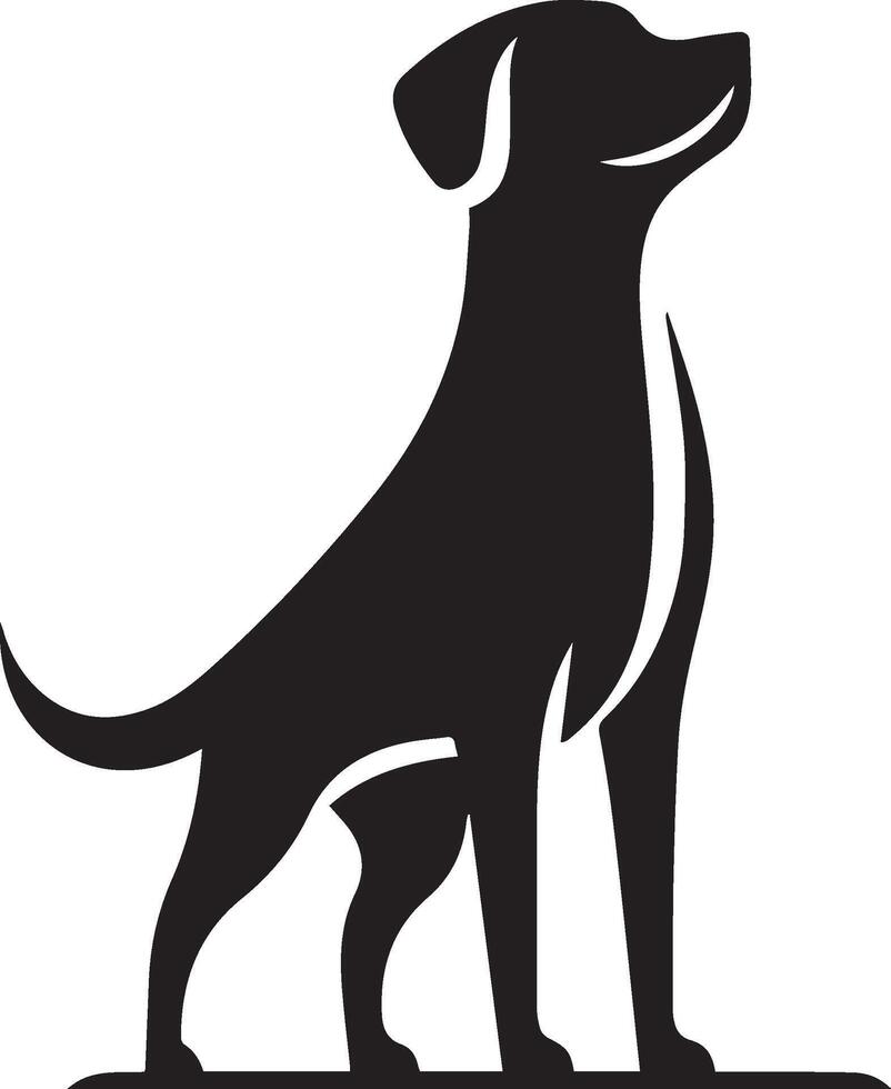 chien silhouette ensemble. chien illustration vecteur