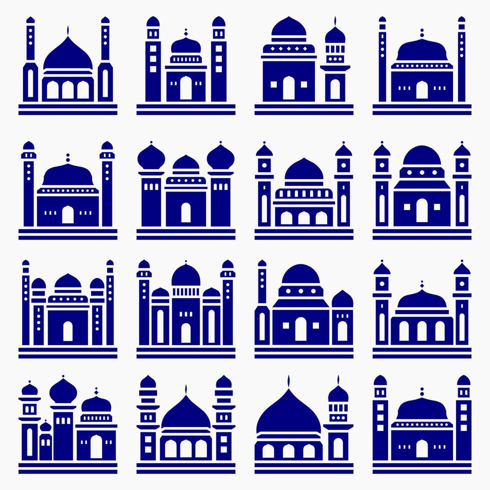 mosquée musulman modèle pour décoration, arrière-plan, panneau, et cnc Coupe vecteur