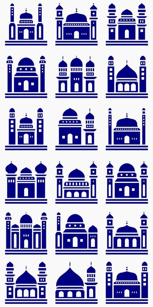 mosquée musulman modèle pour décoration, arrière-plan, panneau, et cnc Coupe vecteur