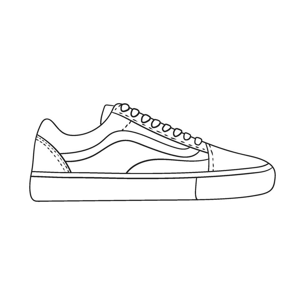 des chaussures contour illustration vecteur