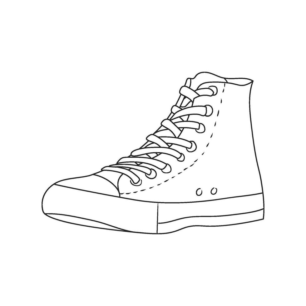 des chaussures contour illustration vecteur