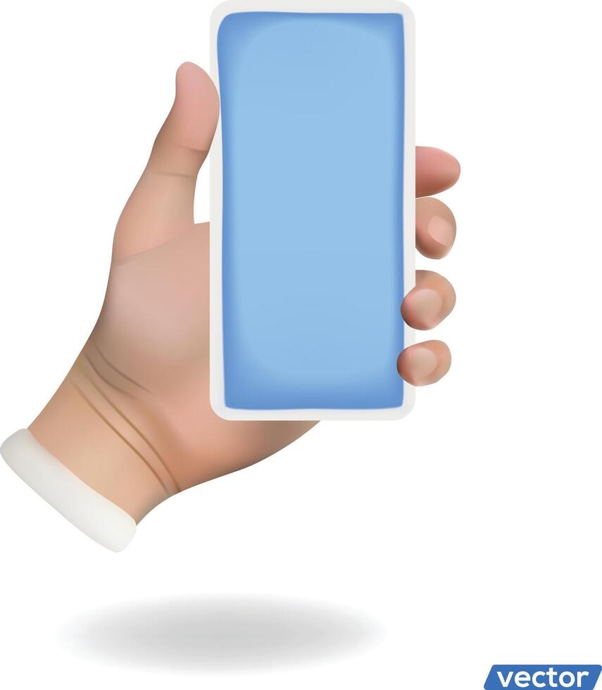 mobile dispositifs 3d rendre icône téléphone intelligent. vecteur