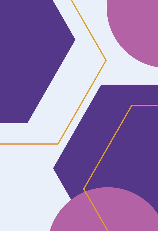 une violet et Jaune géométrique modèle avec une diagonale ligne vecteur