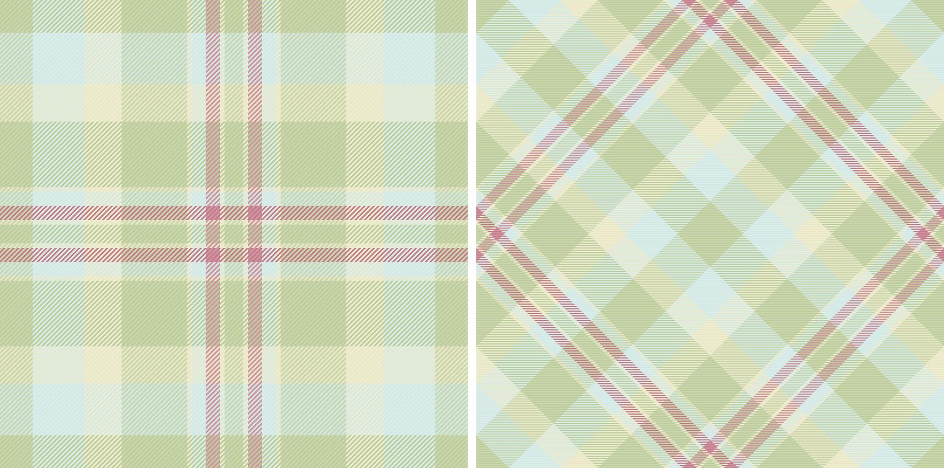 Contexte tartan de textile sans couture modèle avec une en tissu vérifier plaid texture. vecteur