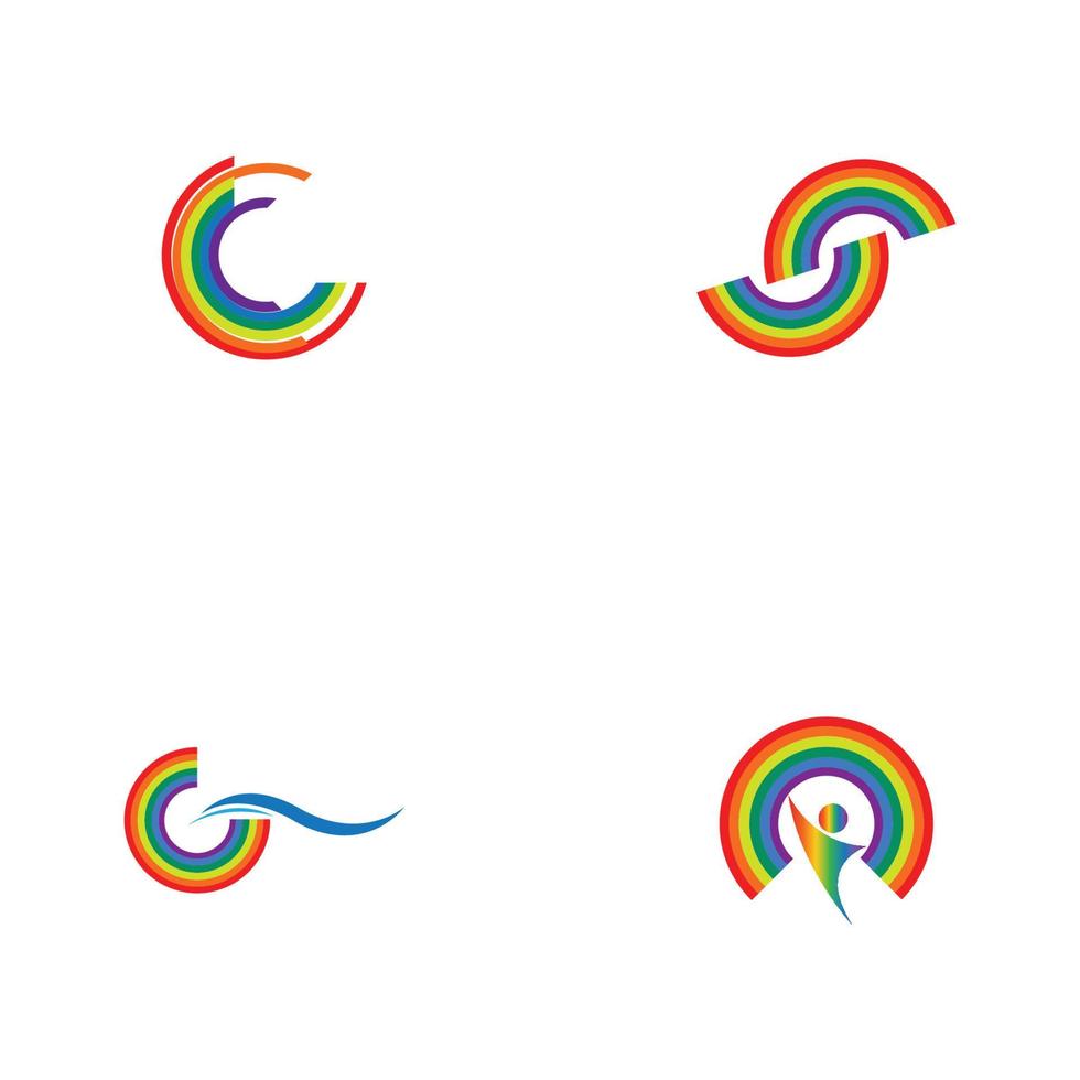 Vector illustration du modèle de symbole de logo lgbt - vector