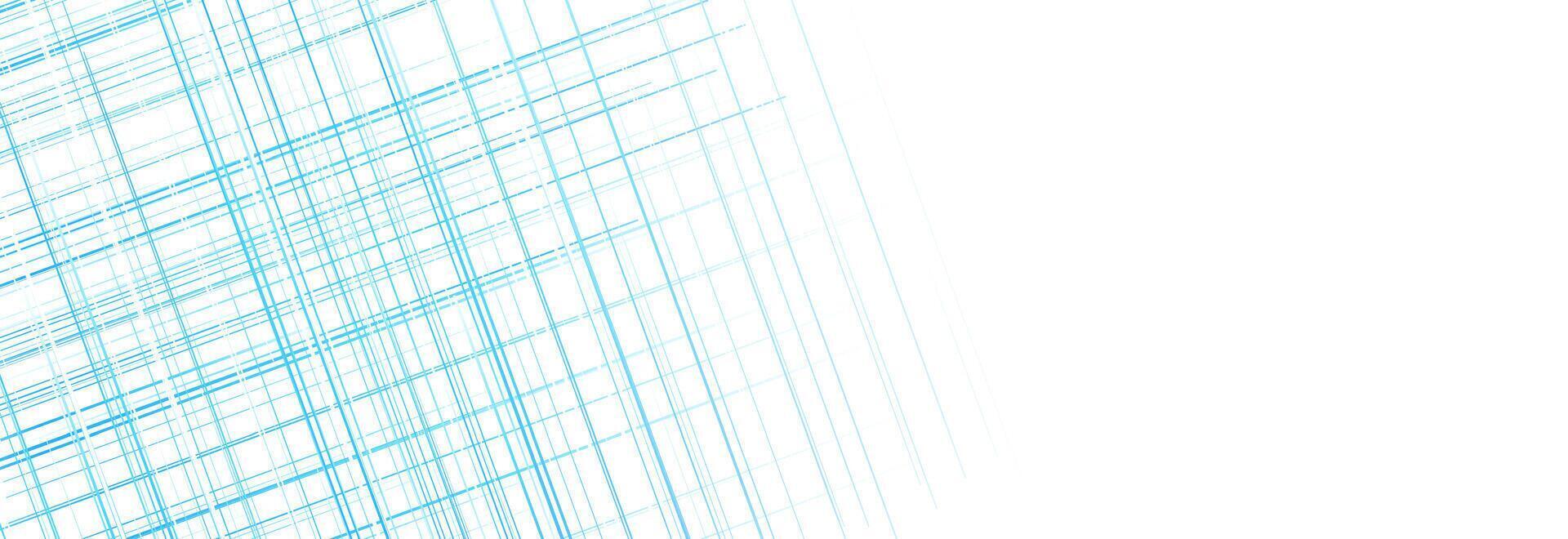 bleu blanc minimal lignes abstrait futuriste technologie Contexte vecteur