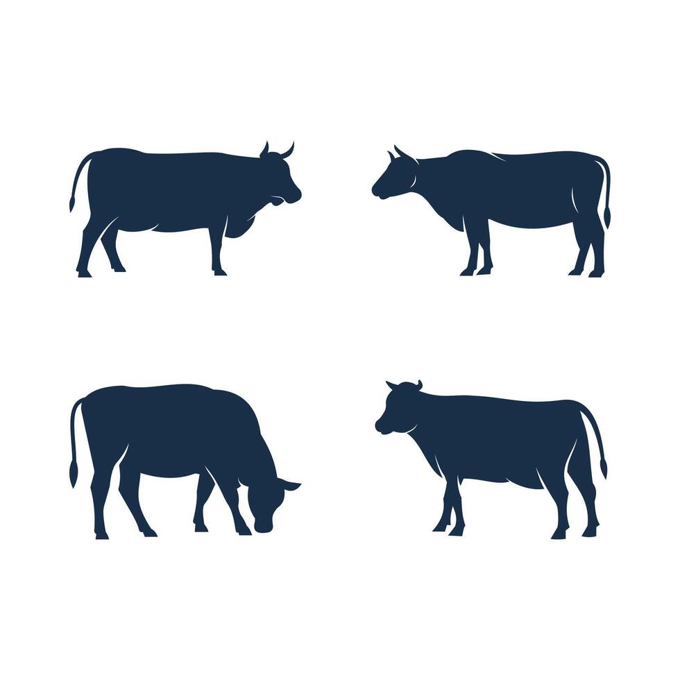 vache icône modèle conception vecteur