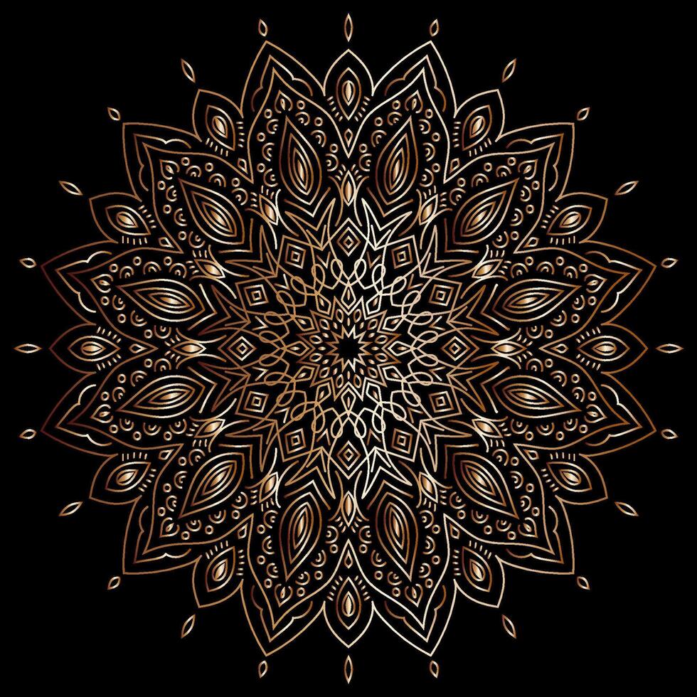 mandala art pour conception ancien décoration, livre couverture,motif,ethnique conception, ornement, arrière-plan vecteur