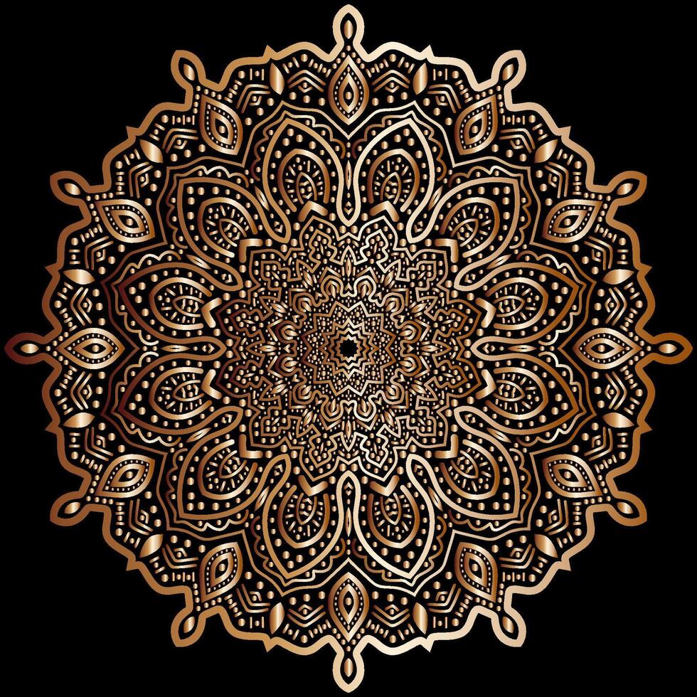 mandala art pour conception ancien décoration, livre couverture,motif,ethnique conception, ornement, arrière-plan vecteur