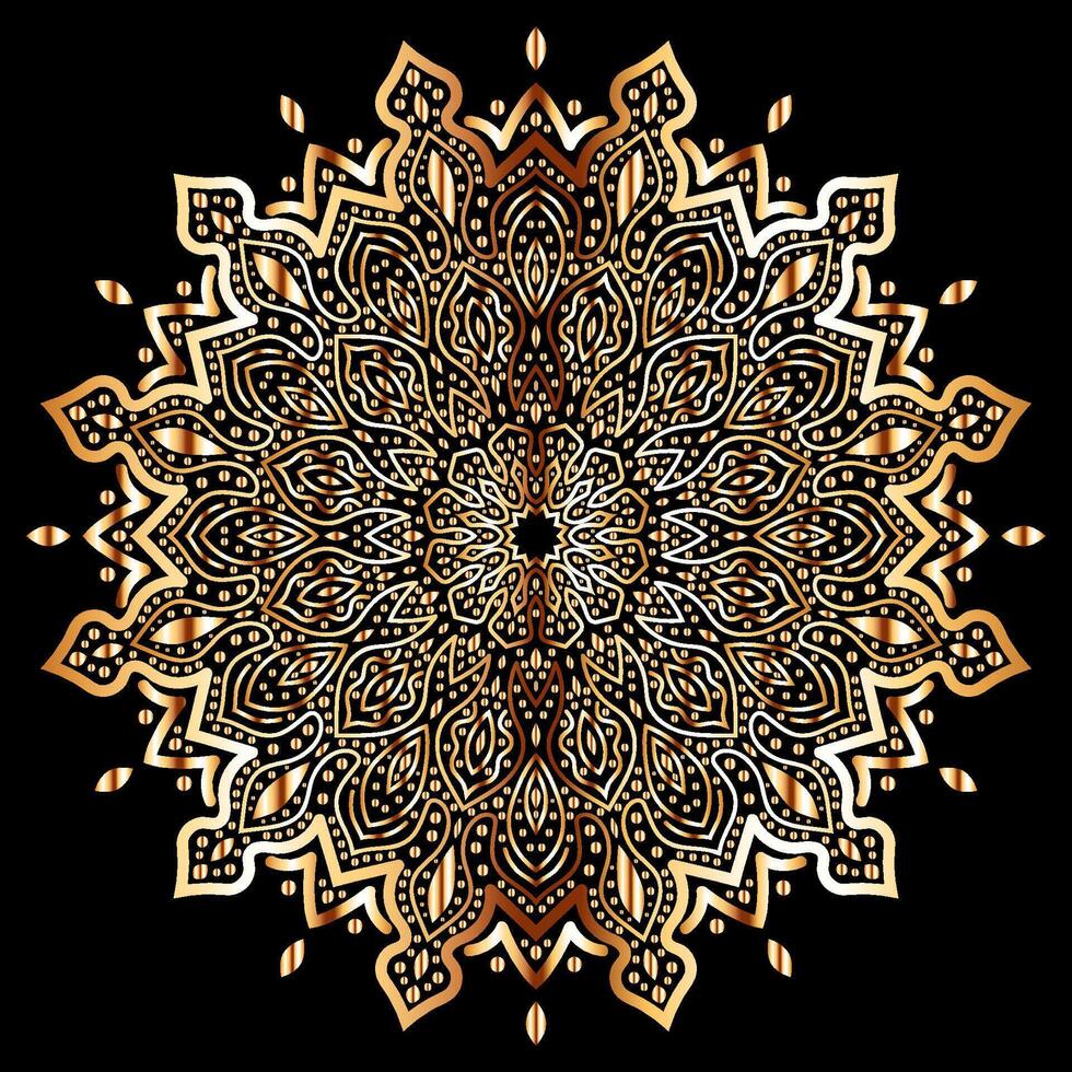 mandala art pour conception ancien décoration, livre couverture,motif,ethnique conception, ornement, arrière-plan vecteur