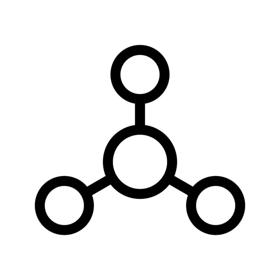 molécule icône symbole conception illustration vecteur