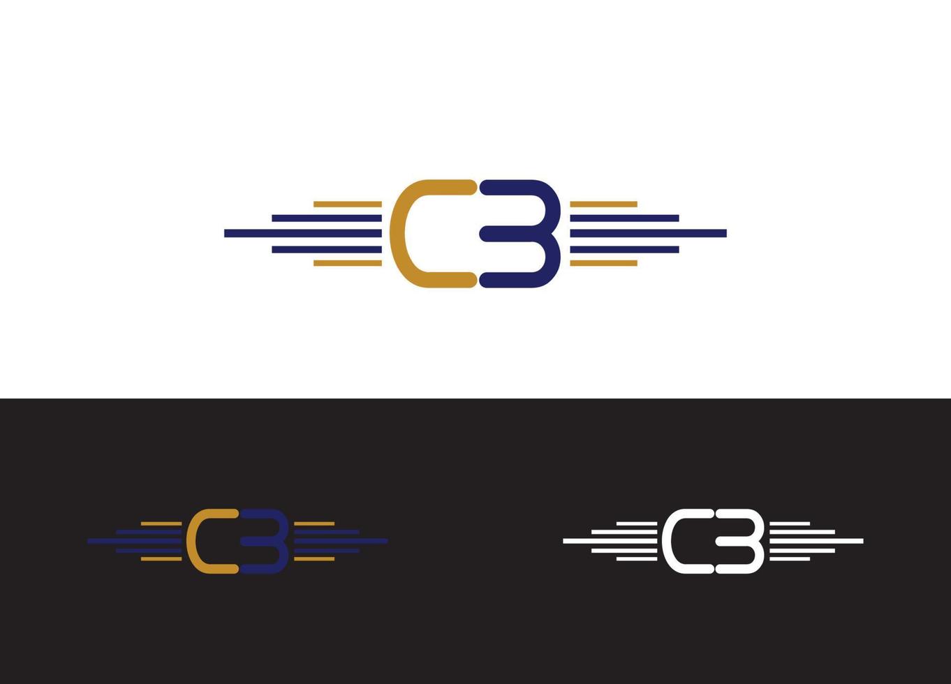 lettre initiale cb logo ou modèle d'image vectorielle de conception d'icône vecteur