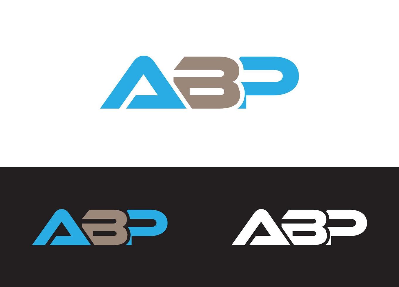 lettre initiale abp logo ou modèle d'image vectorielle de conception d'icône vecteur