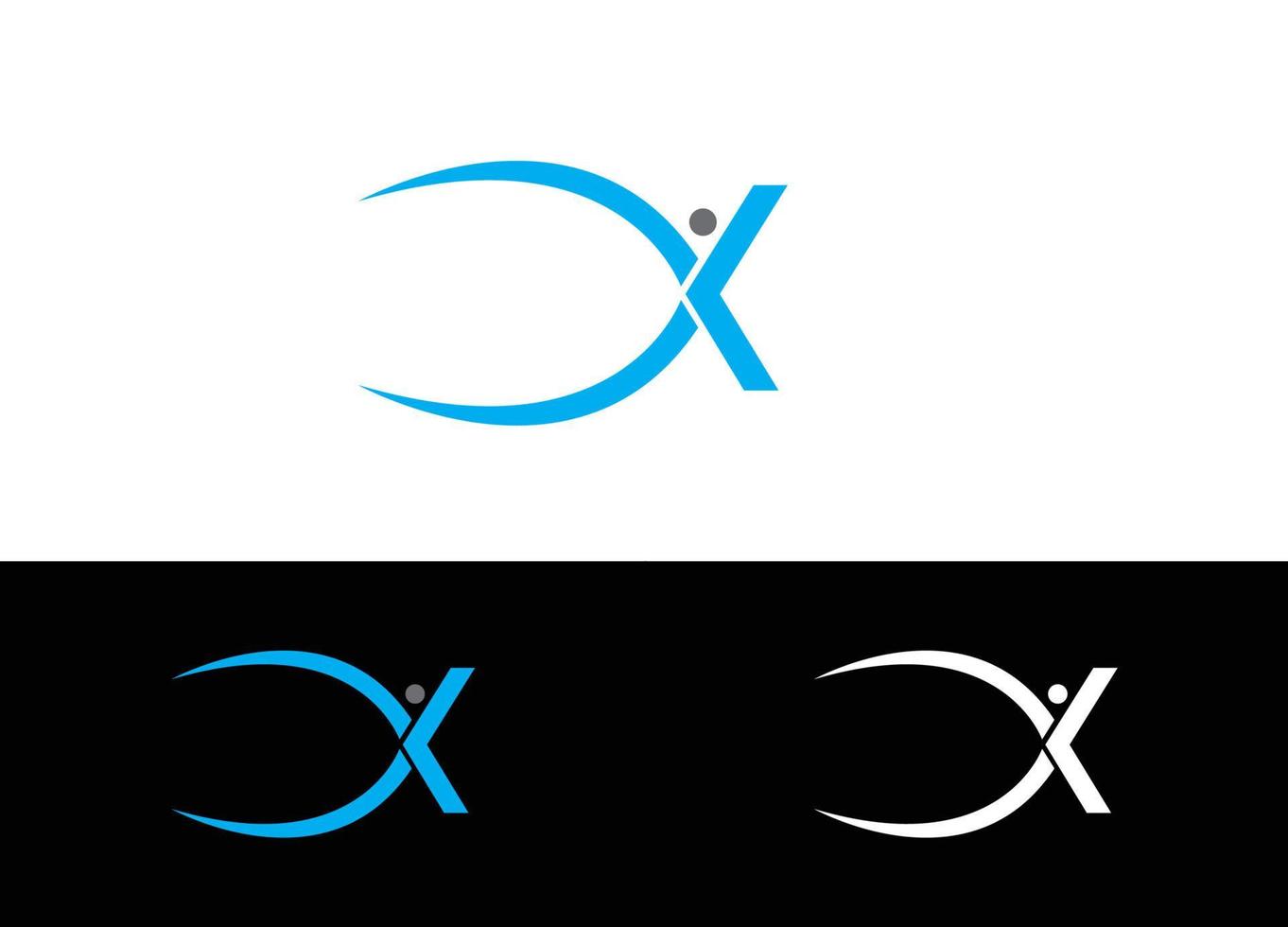 lettre initiale x logo ou modèle d'image vectorielle de conception d'icône vecteur