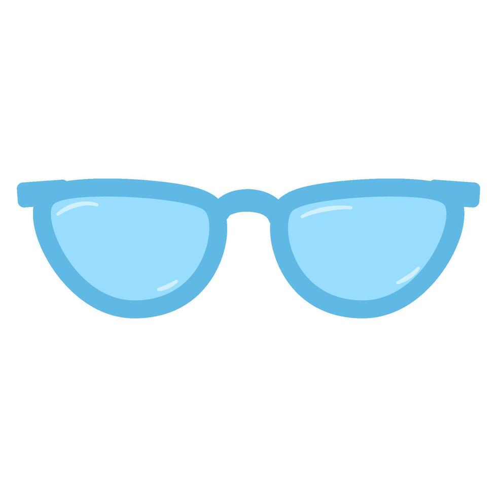 bleu Soleil des lunettes vecteur