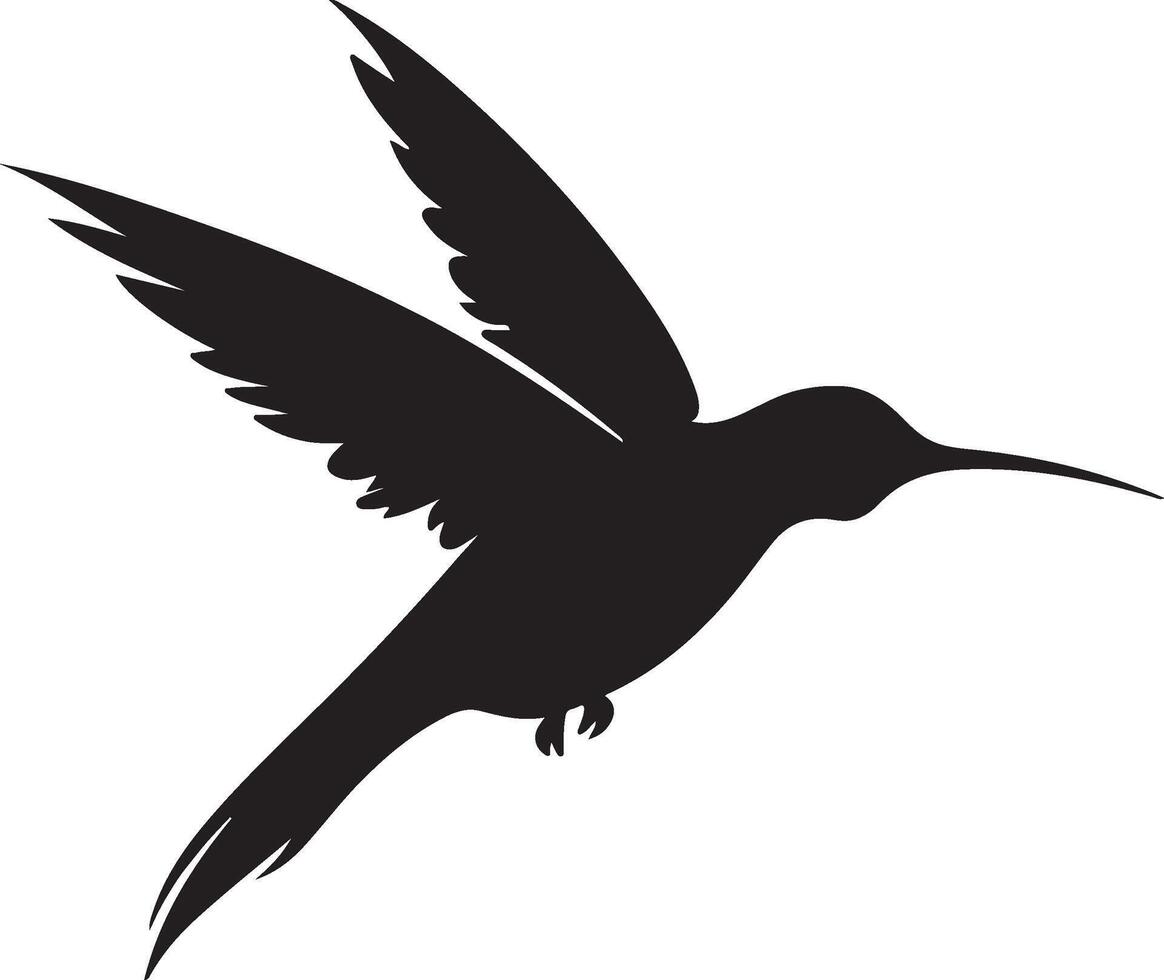 colibri silhouette illustration blanc Contexte vecteur