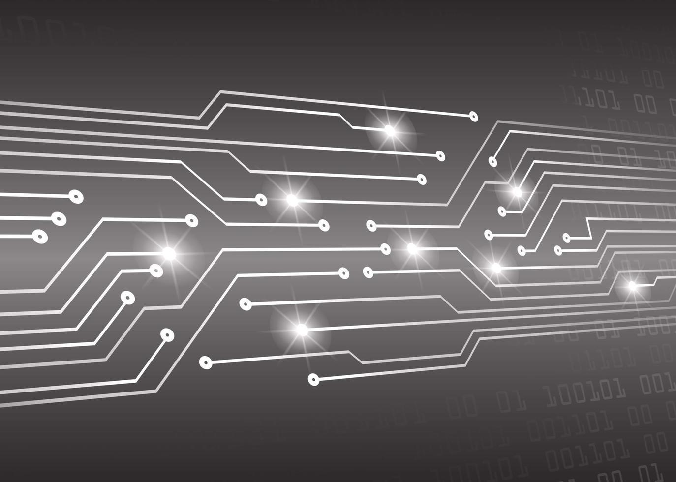 fond de concept de technologie future cyber circuit vecteur