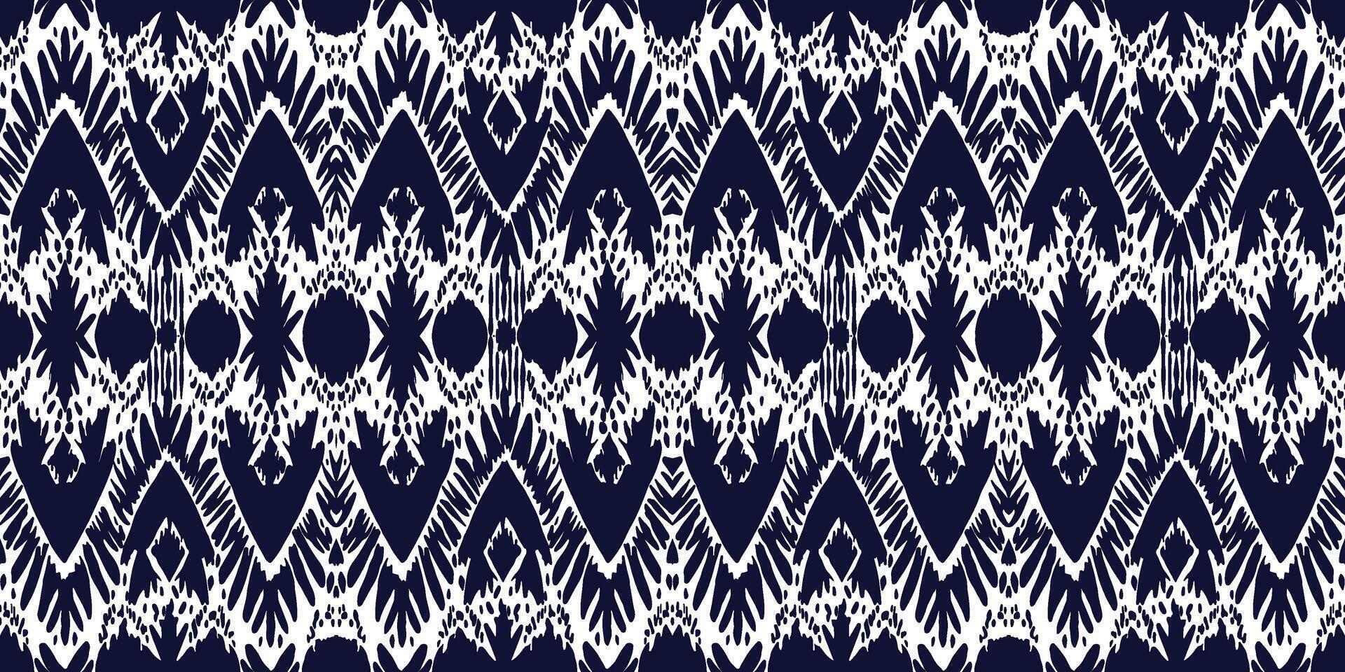 sans couture batik motif, sans couture tribal batik modèle, et sans couture coloré modèle ressembler ethnique bohème, aztèque, et ikat styles.designed pour utilisation dans papier peint, tissu, rideau, tapis, batik broderie vecteur