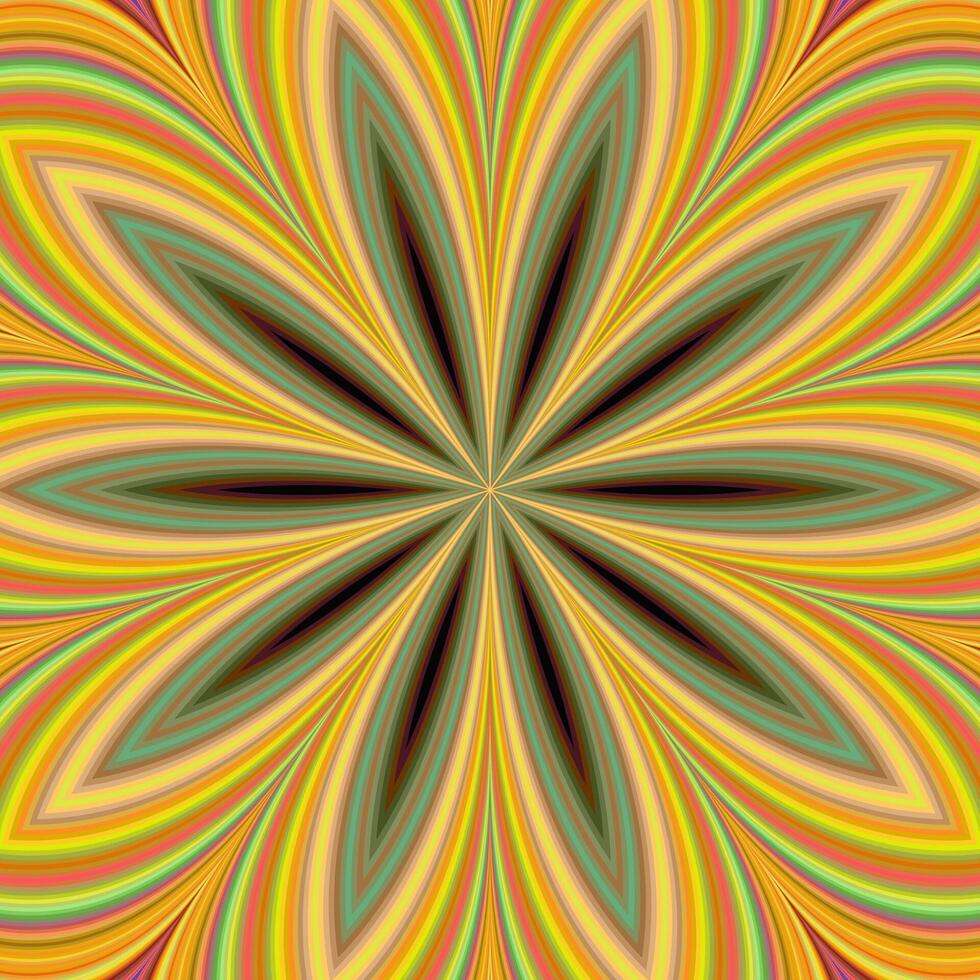 coloré fleur fractale conception Contexte vecteur