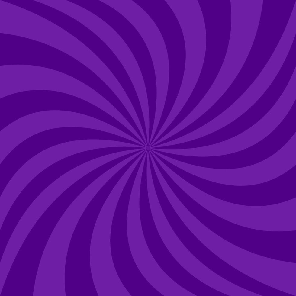 spirale Contexte de foncé violet incurvé des rayons vecteur