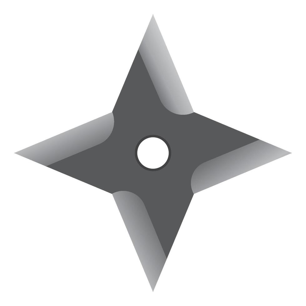 shuriken icône illustration conception modèle vecteur