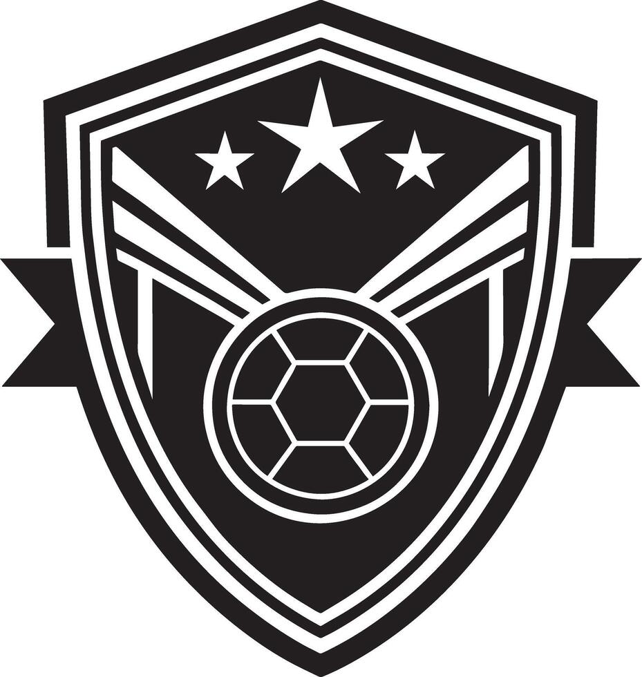 des sports logo. noir et blanc illustration. vecteur