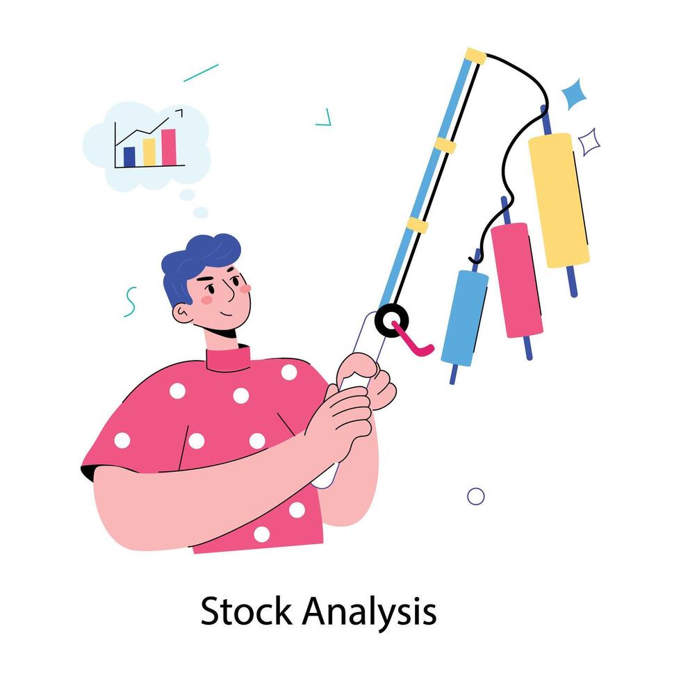 branché Stock une analyse vecteur