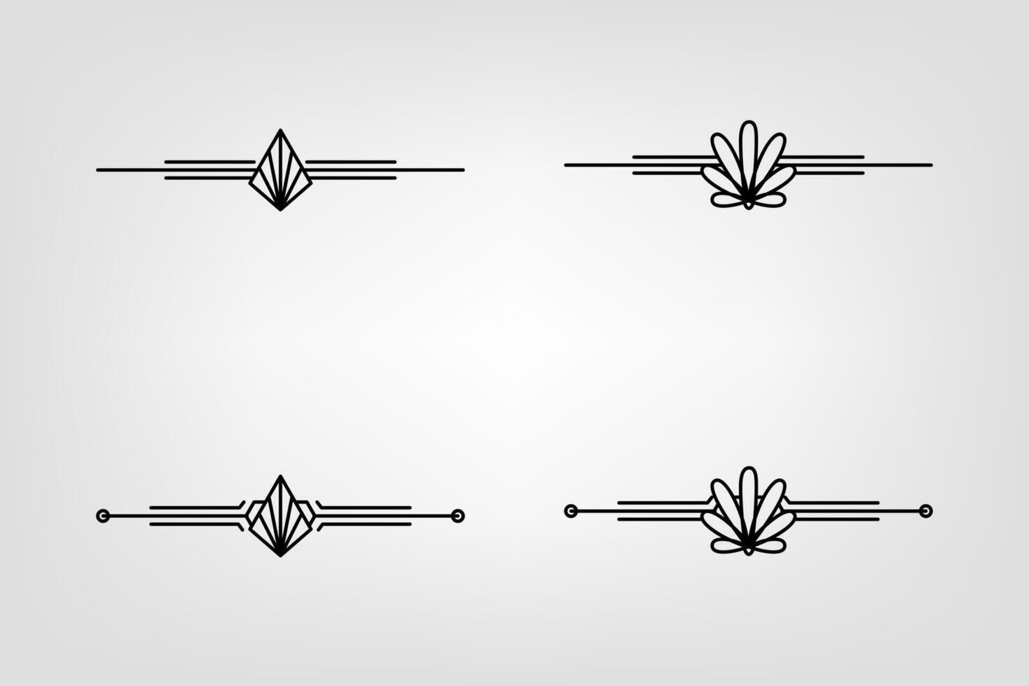 art déco ligne frontière. moderne arabe or cadres, décoratif lignes les frontières et géométrique d'or étiquette Cadre conception éléments vecteur