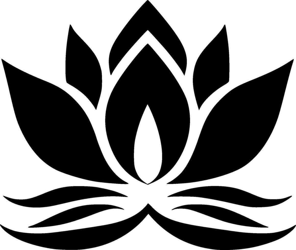 lotus fleur - haute qualité logo - illustration idéal pour T-shirt graphique vecteur