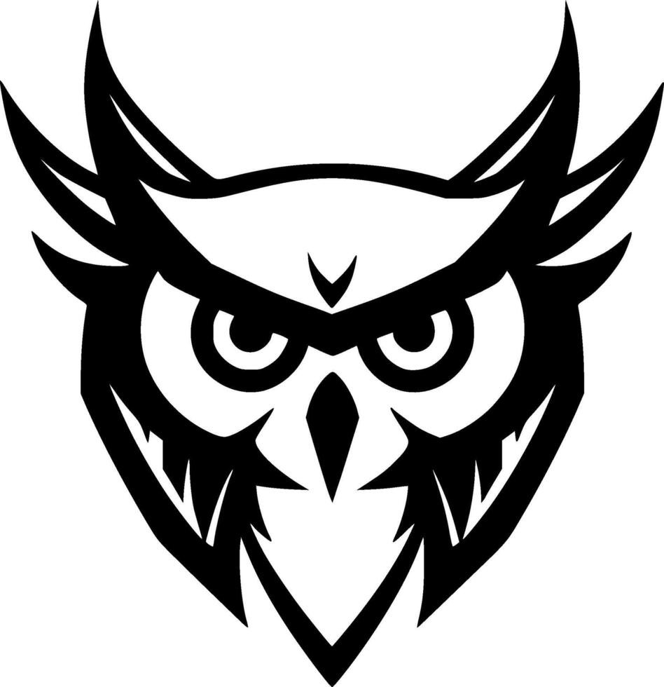 hibou - haute qualité logo - illustration idéal pour T-shirt graphique vecteur