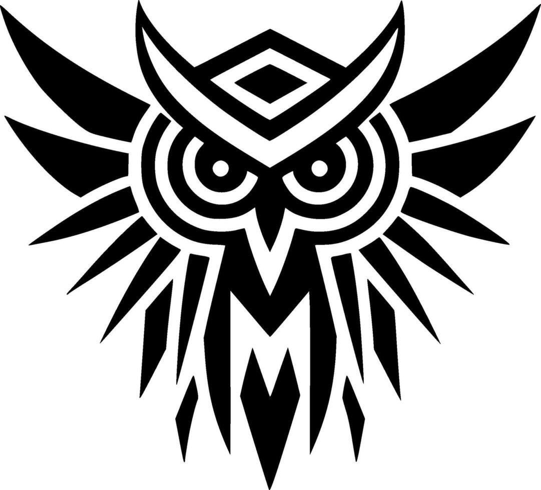 hibou - haute qualité logo - illustration idéal pour T-shirt graphique vecteur