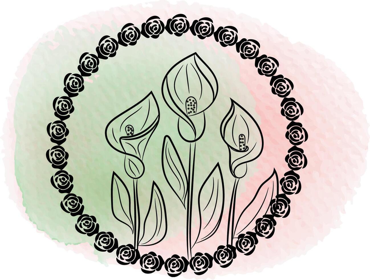 collection de minimaliste mariage fleuriste logos vecteur