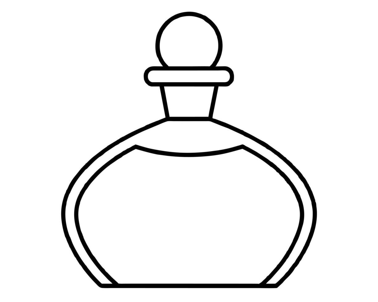 parfum bouteilles icône ligne art conception vecteur