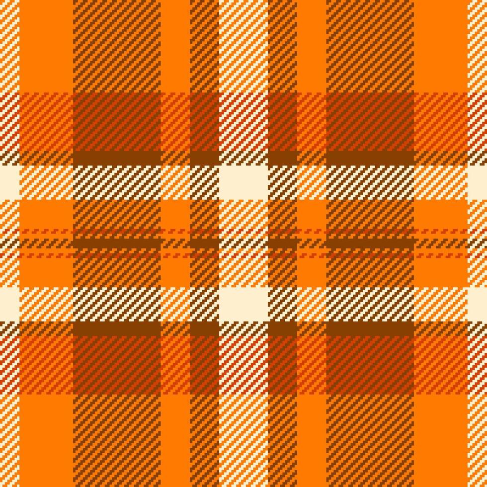 vérifier tartan texture de Contexte sans couture en tissu avec une plaid textile modèle. vecteur