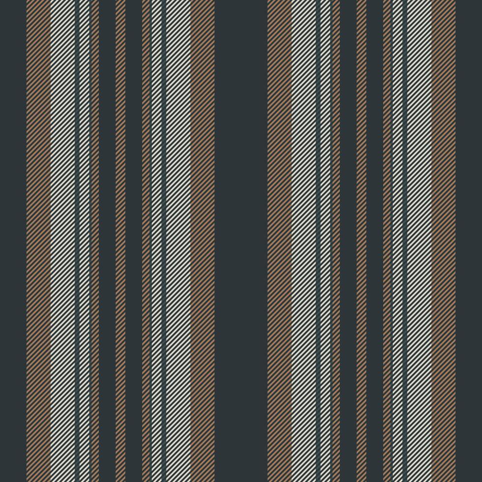 écoulement Contexte Bande vertical, effet sans couture texture modèle. graphique lignes textile en tissu dans foncé et Orange couleurs. vecteur
