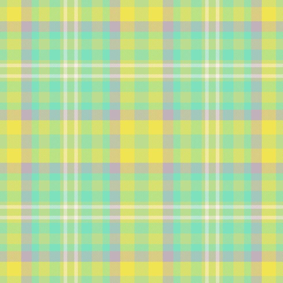 plaid sans couture modèle. vérifier en tissu texture. textile imprimer. vecteur