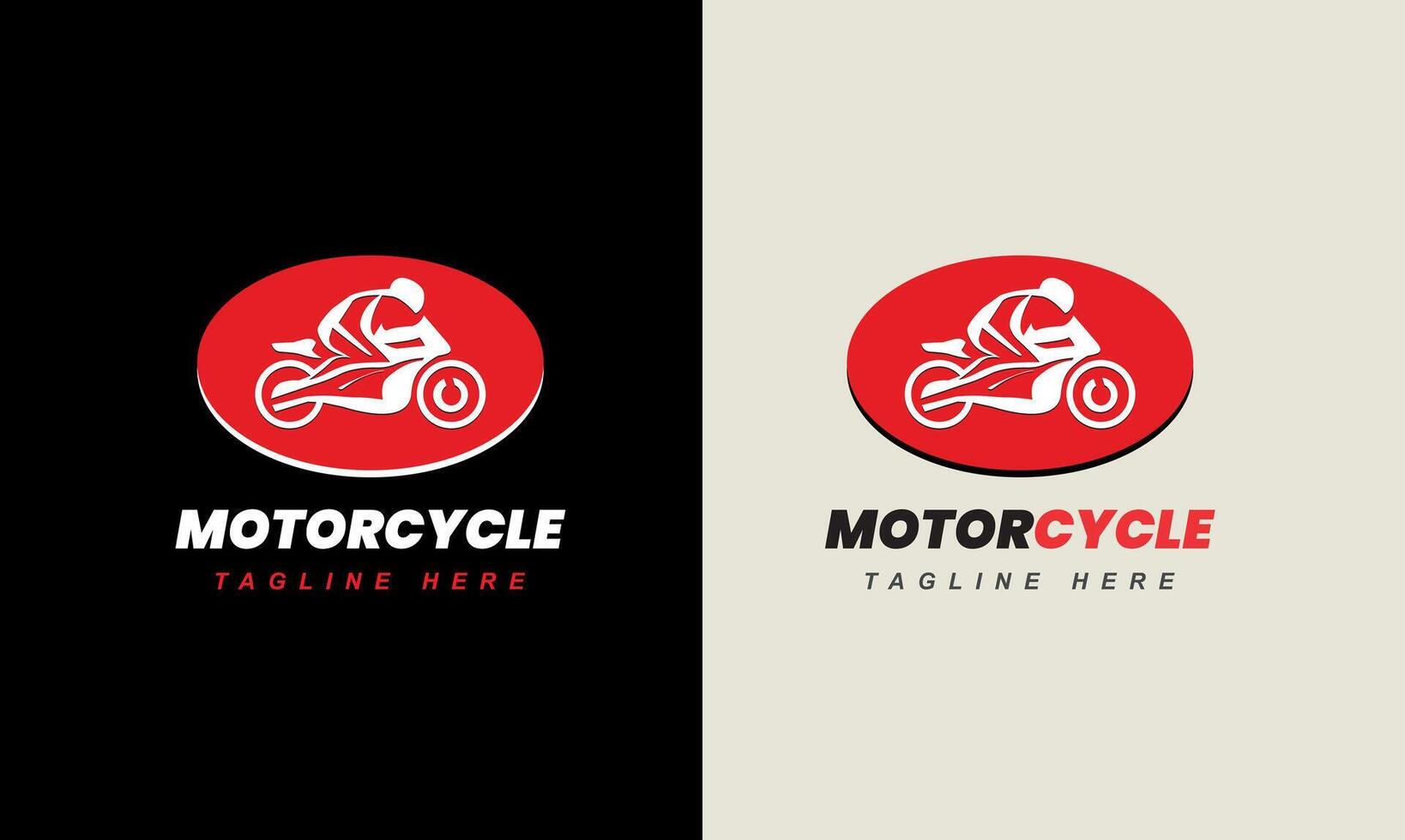 sport automobile logo modèle, parfait logo pour courses équipes, moto, moto communauté, moto logo concept vecteur