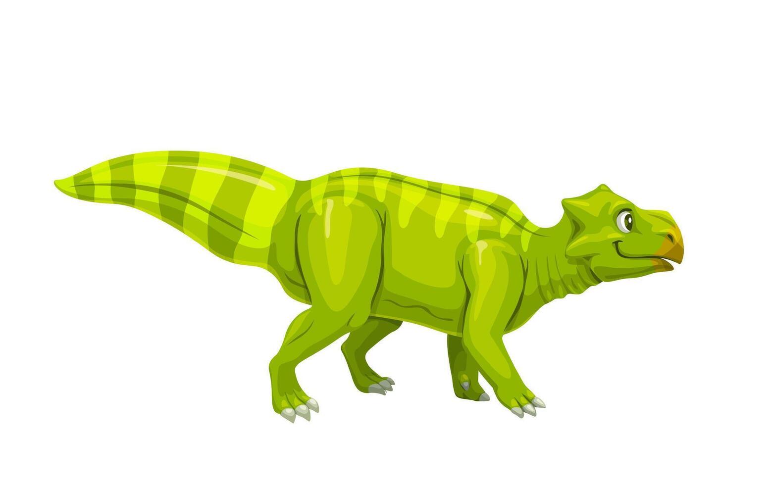 dessin animé dinosaure ou dino personnage bagaceratops vecteur