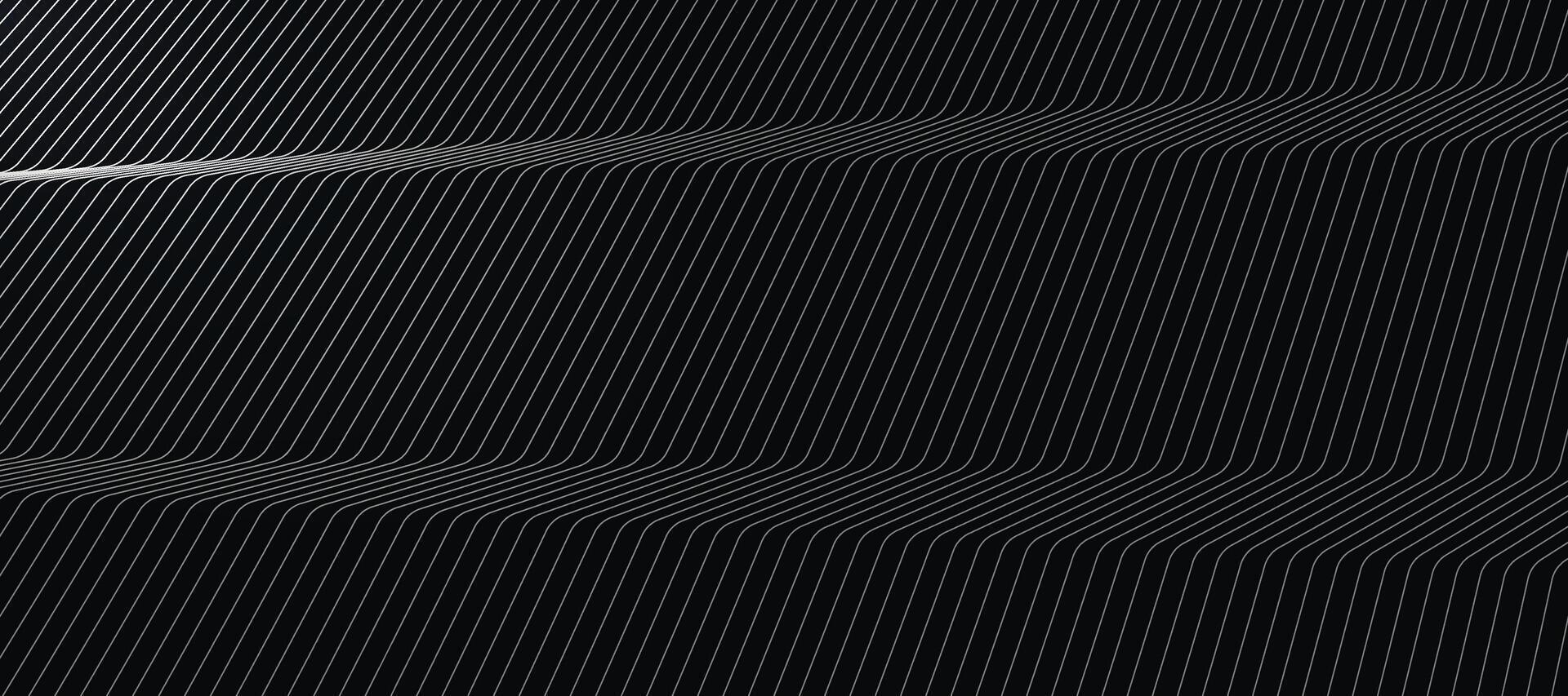 noir abstrait Contexte avec diagonale blanc ligne modèle. vecteur