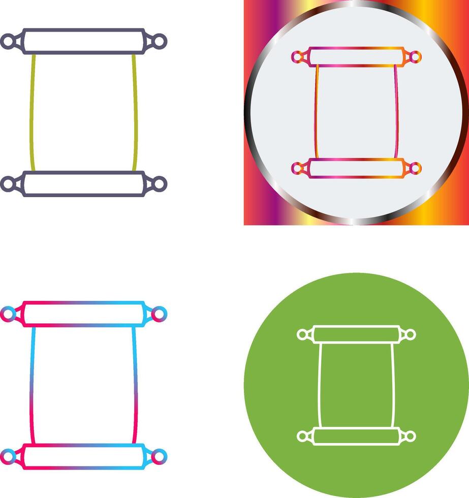 faire défiler de papier icône conception vecteur