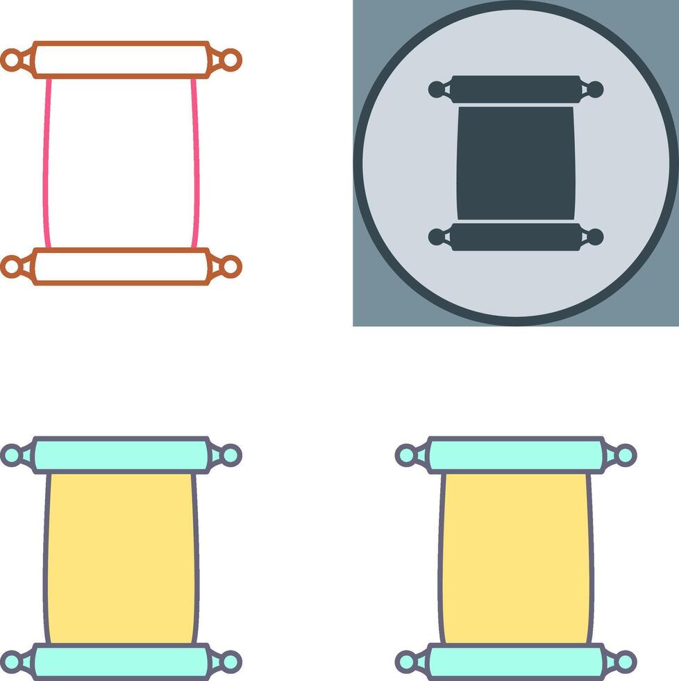 faire défiler de papier icône conception vecteur