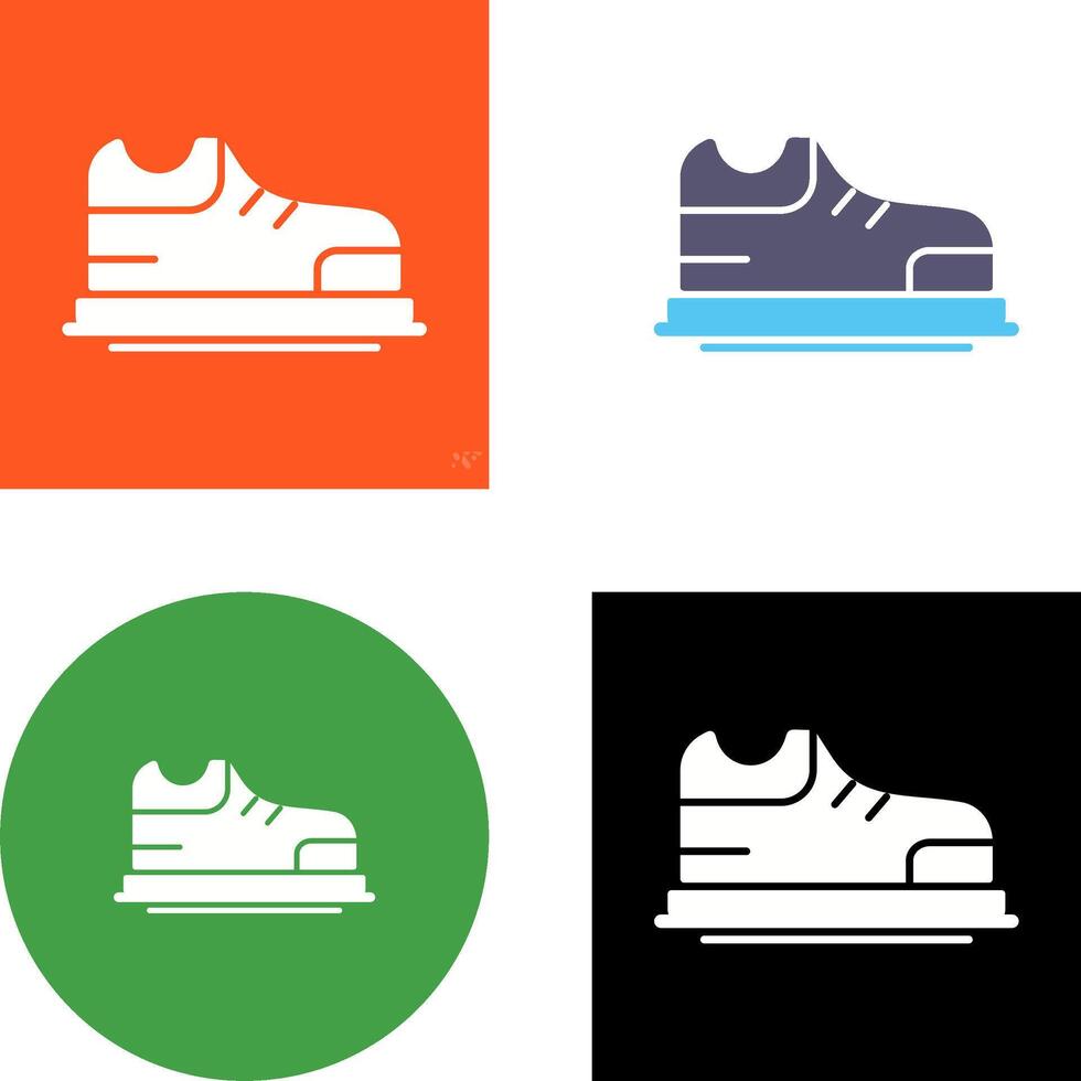 conception d'icône de chaussures vecteur