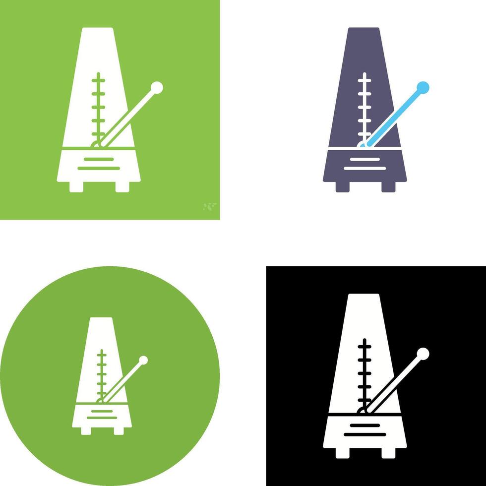 conception d'icône de métronome vecteur