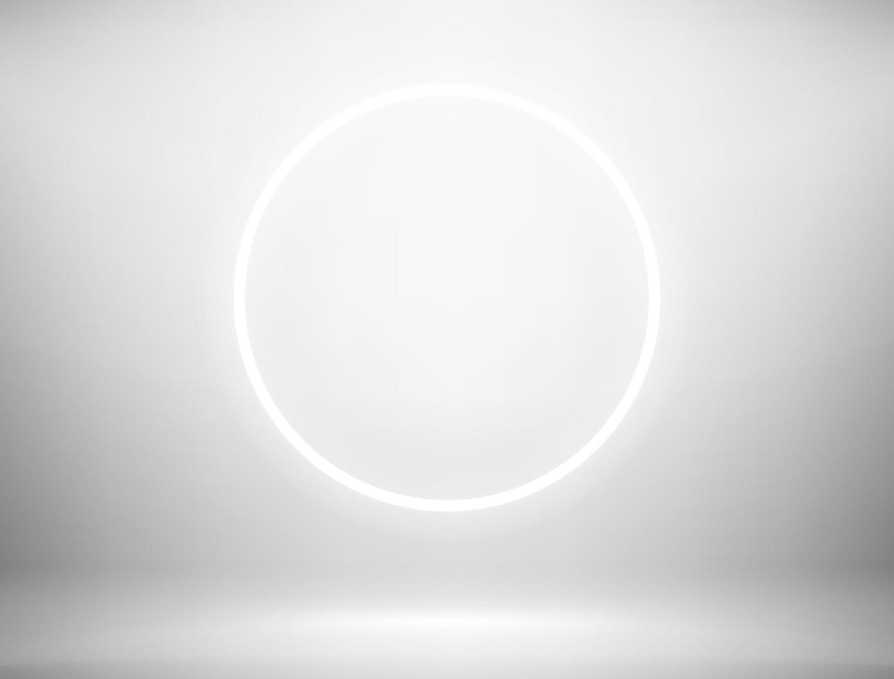 ampoule d'éclairage radial dans un intérieur lumineux. illustration vectorielle de style 3d réaliste vecteur