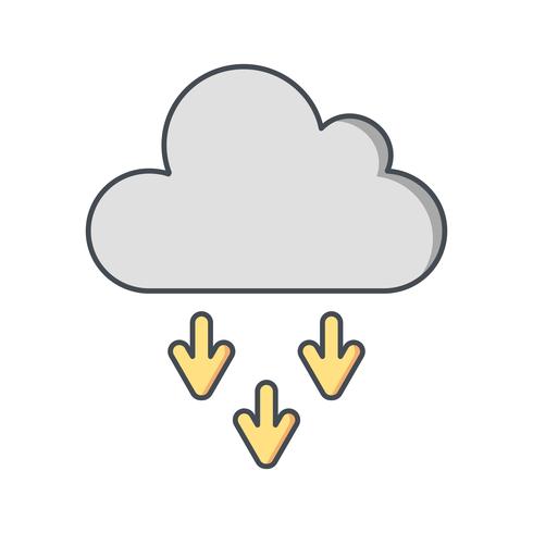 Icône de vecteur de présipitation