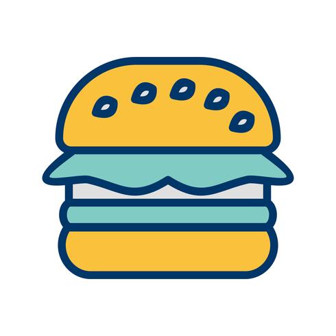 Icône de hamburger de vecteur
