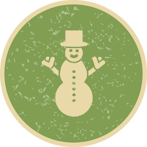 Bonhomme de neige Vector Icon