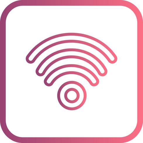 Icône de vecteur wifi